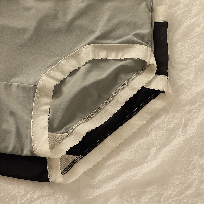 Quần Lót cotton Lụa Lạnh Lưng Vừa Đính Nơ Phong Cách Nhật Bản Mới Cho Nữ