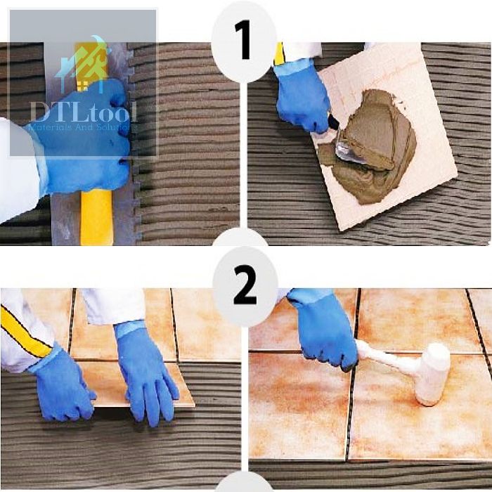 Bay ốp lát răng cưa, Bay gạt keo 28x12, răng 8mm