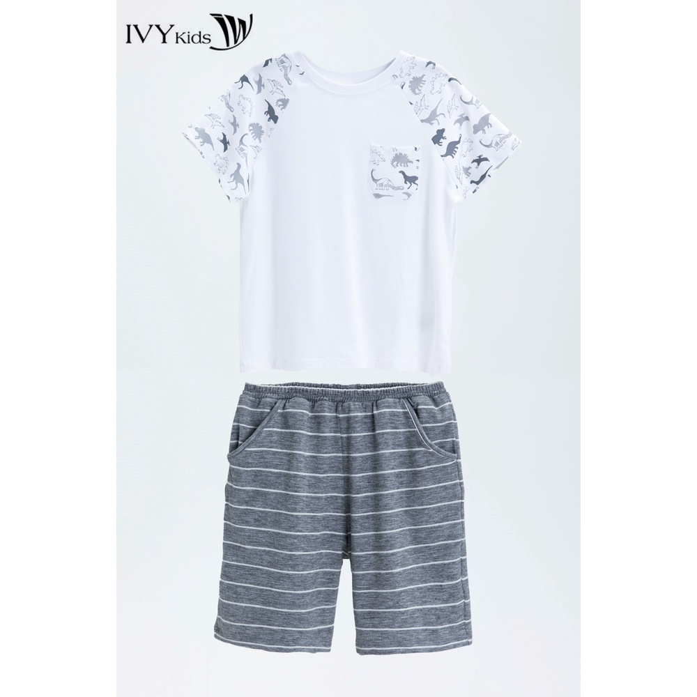 Bộ quần áo bé trai IVY moda MS 57K1359