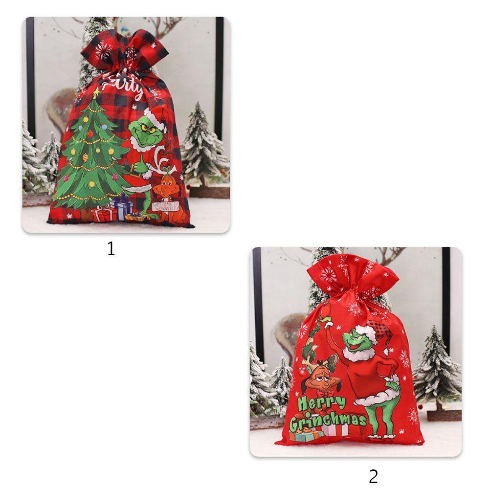 WTTLE Túi Dây Rút Đựng Kẹo Giáng Sinh Năm Mới