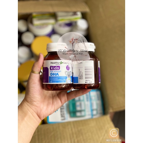 Combo DHA Healthy Care, Canxi Healthy Care Cho Bé Từ 4 Tháng Tuổi