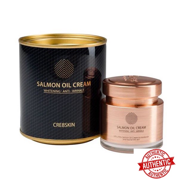 Kem Dưỡng Trắng Da, Chống Lão Hóa Chiết Xuất Dầu Cá Hồi Cre8skin Salmon Oil Cream 80g
