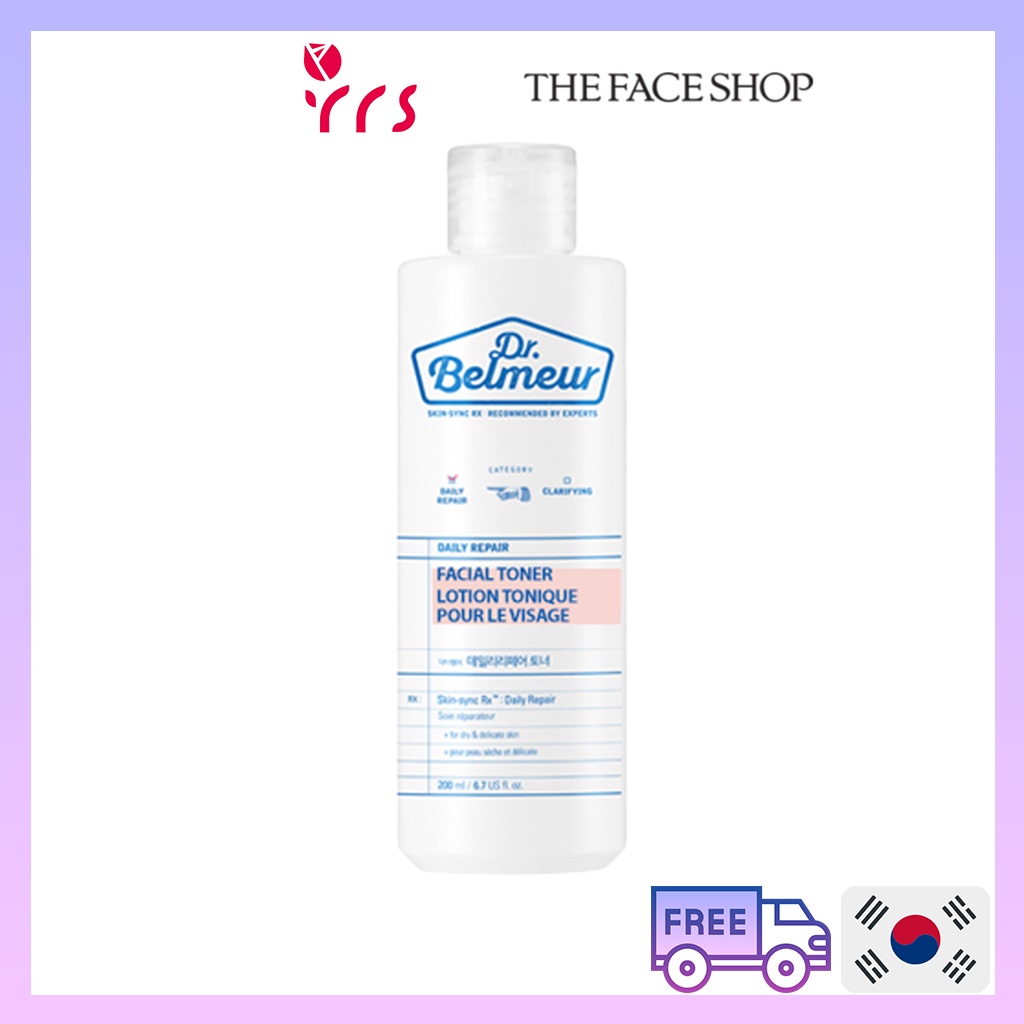 The Face Shop (Hàng Mới Về) Toner Dr Belmeur 200ml Clarifying Advanced Hàn Quốc Phục Hồi Da Mặt