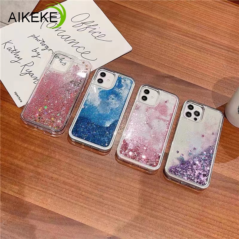 Ốp Điện Thoại Mềm Trong Suốt Phối Kim Tuyến Nước Cho Realme 9i 9 9 Pro Plus C35 V25 V5 5G Narzo 30 Pro GT Neo 2 Q5 Pro