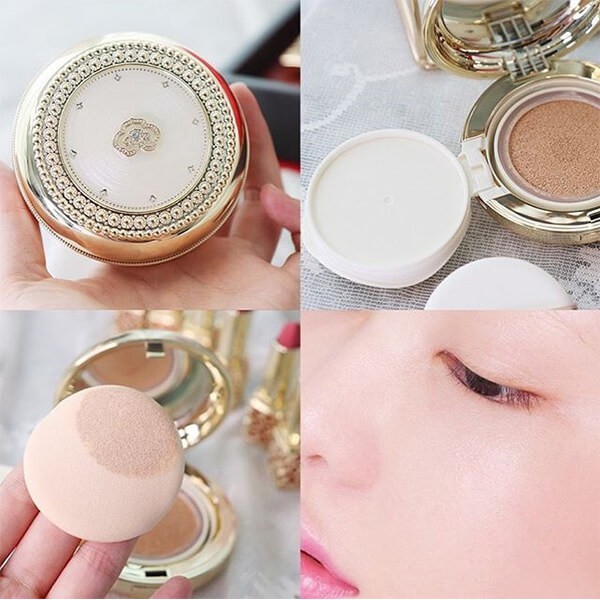 Phấn trang điểm dưỡng trắng da chống nắng Whoo Luxury Golden Cushion Glow | BigBuy360 - bigbuy360.vn