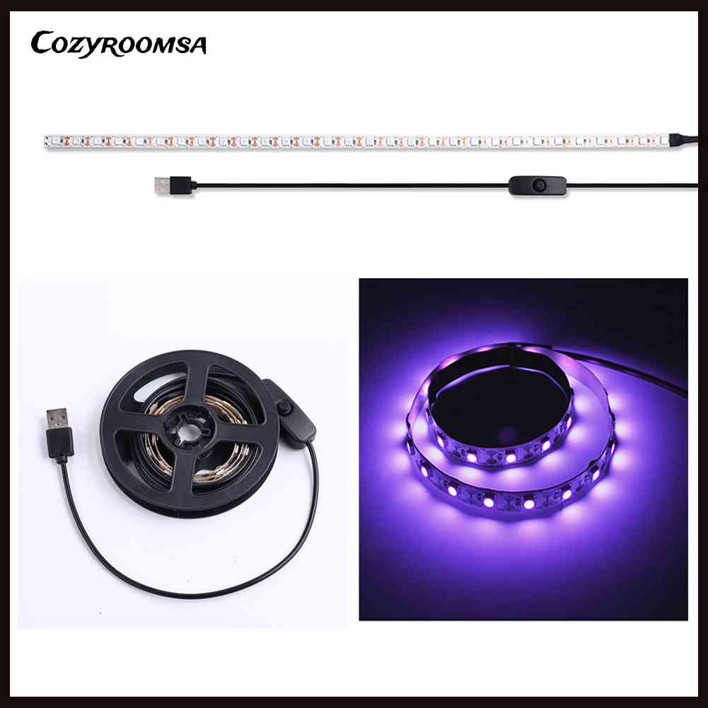 Dây Đèn LED Tia Cực Tím 50 / 100CM Cổng USB Khử Trùng Tiện Dụng