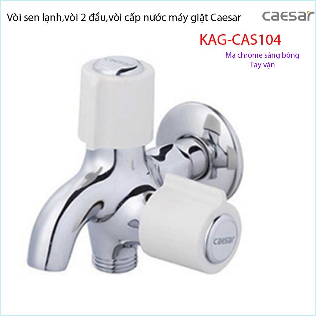 Củ sen lạnh Caesar KAG-CAS104, vòi sen tắm lạnh cao cấp nước mạnh hiệu suất tốt sử dụng tốt