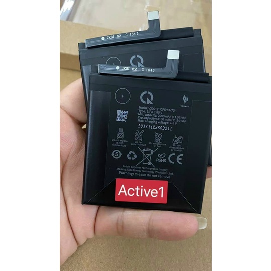 Pin Vsmart Zin Linh Kiện Chính Hãng Đủ Các Model máy: Aris,Aris Live, Live 4, Active 3, Joy 3, Joy 4, Star 3, Bee 3...