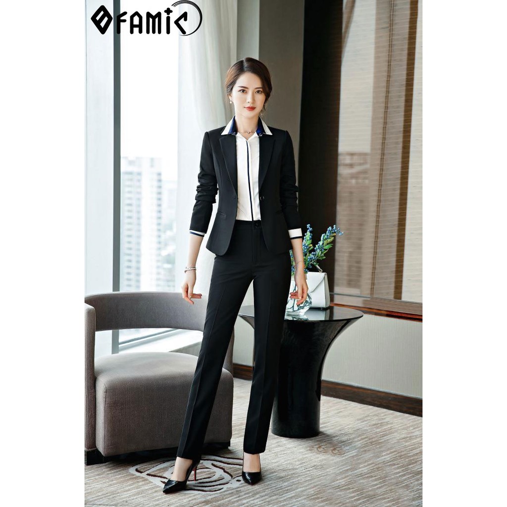 Vest Nữ Công Sở ❤️𝑭𝑹𝑬𝑬𝑺𝑯𝑰𝑷❤️ Set Vest Nữ Công Sở Phong Cách Hàn Quốc Gồm Áo Và Quần Dài | BigBuy360 - bigbuy360.vn