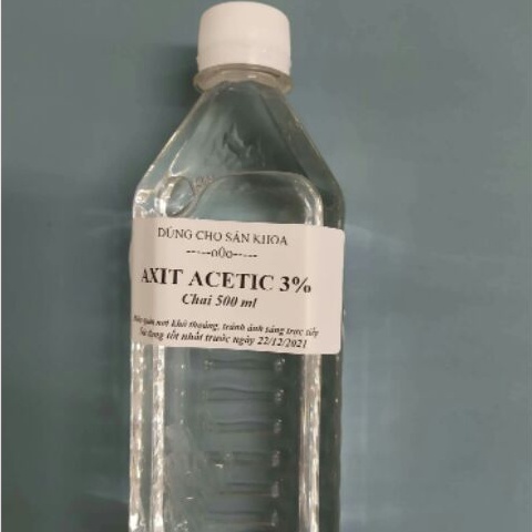 Dung dịch Axit Acetic 3%, Chai/500ml