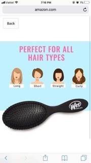 Lược gỡ rối WET brush [hàng mua US]