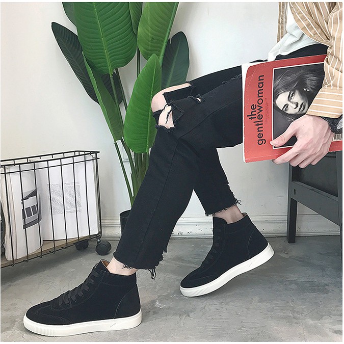 Giày cao cổ nam G509 - Đen | BigBuy360 - bigbuy360.vn