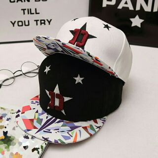 Nón snapback hiphop nam fittop non-008 trắng