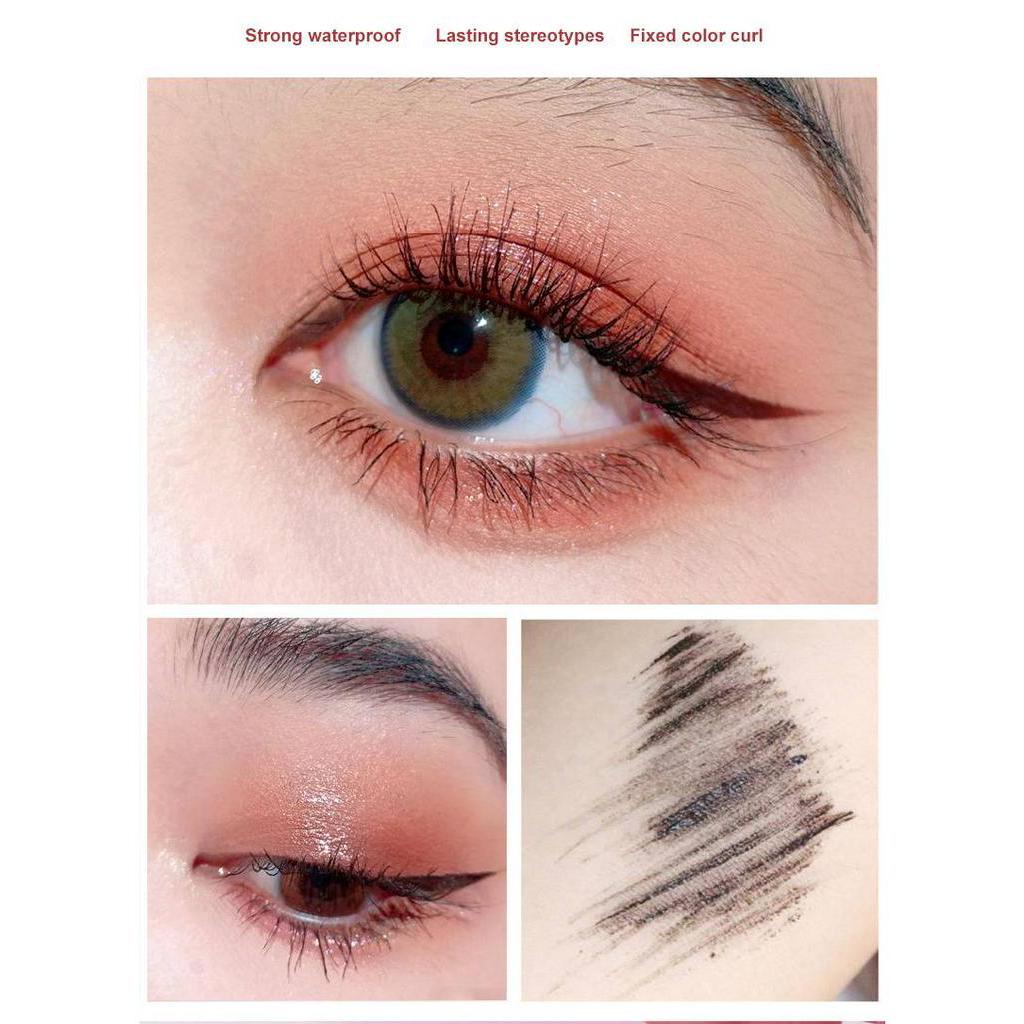 [Hàng mới về] Mascara chải mi đầu cọ mảnh chống thấm nước lâu trôi không nhòe tiện dụng