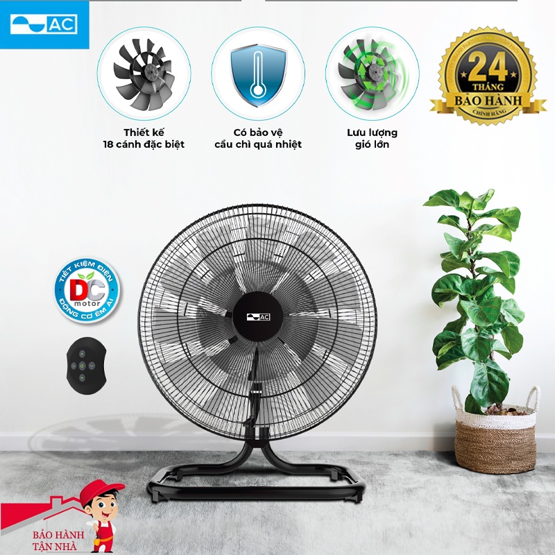 Quạt sàn siêu êm AC DC inveter AIF01D1818