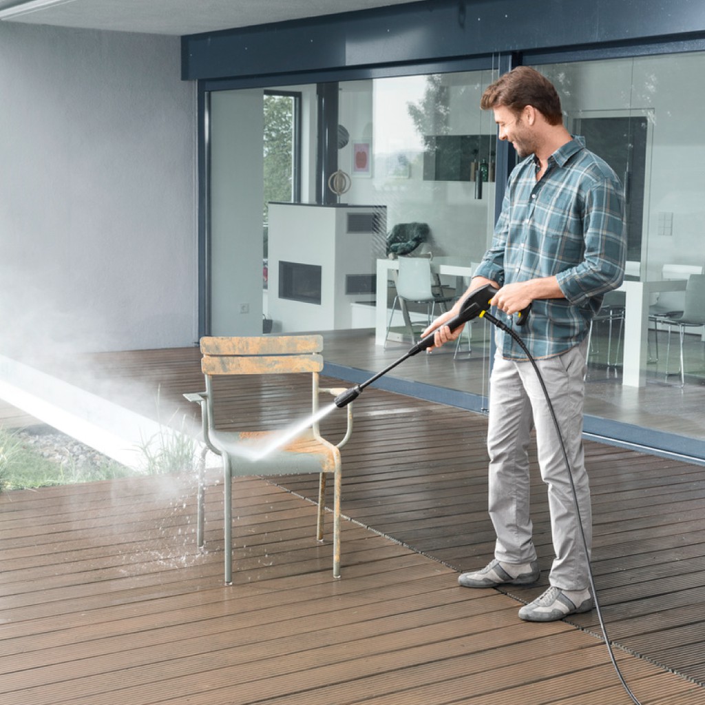 (Sản xuất Đức) Máy xịt rửa xe Karcher K2 Premium Full Control động cơ chổi than công suất 1400w áp lực 20-110 bar