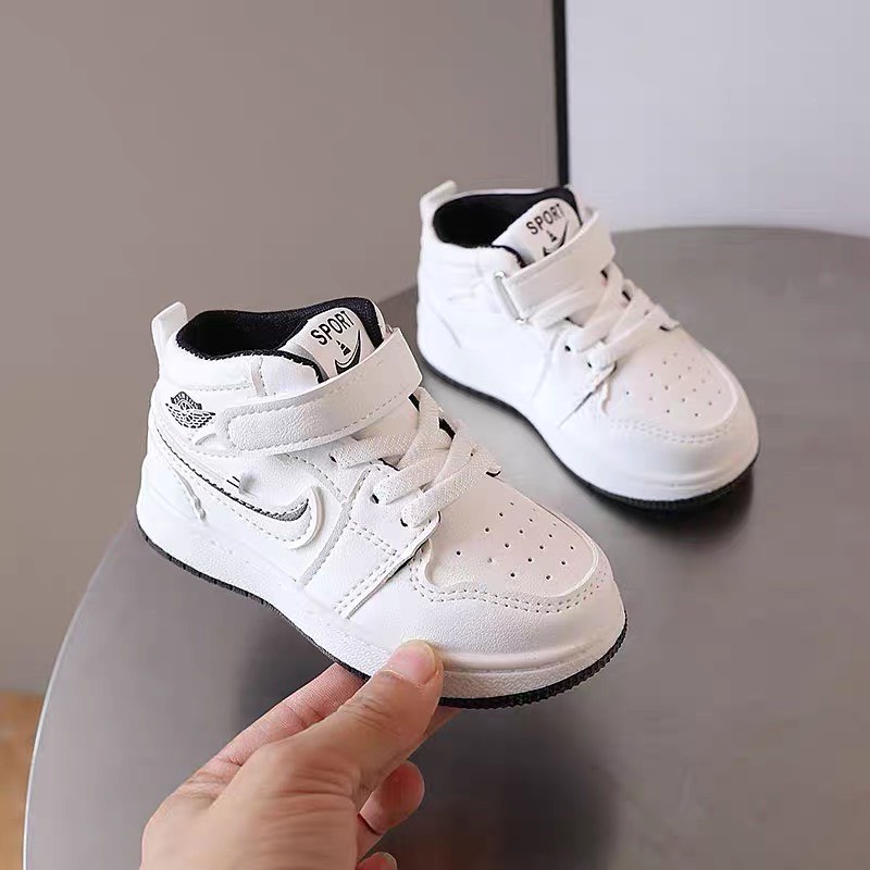 Giầy thể thao trẻ em Giày cao cổ cho bé trai bé gái siêu nhẹ SPORT có quai dán hàng Quảng Châu cao cấp [G13]