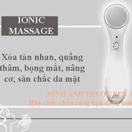 Máy massage mặt bằng ion dưỡng trắng da
