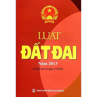 Sách - Luật Đất Đai Năm 2013