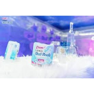 Băng Vệ Sinh Diana Sensi Cool Fresh Siêu Mỏng Không Cánh 8 Miếng, 23cm