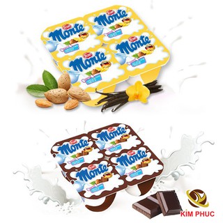 Váng sữa Monte Zott vĩ 220g (4 hũ × 55g)