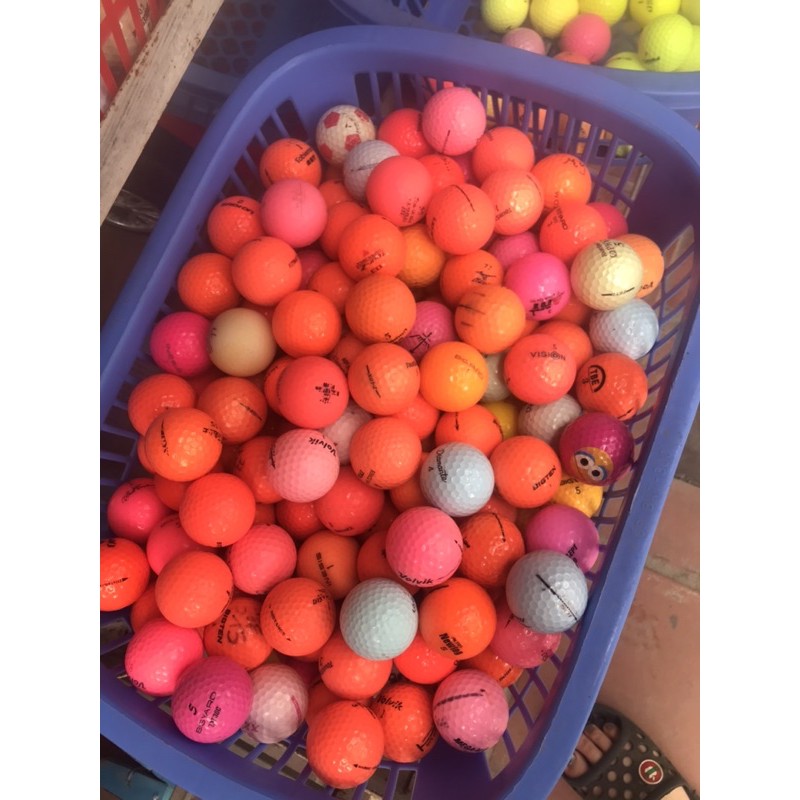 10 Bóng golf màu tổng hợp giá chỉ 70k/10 bóng