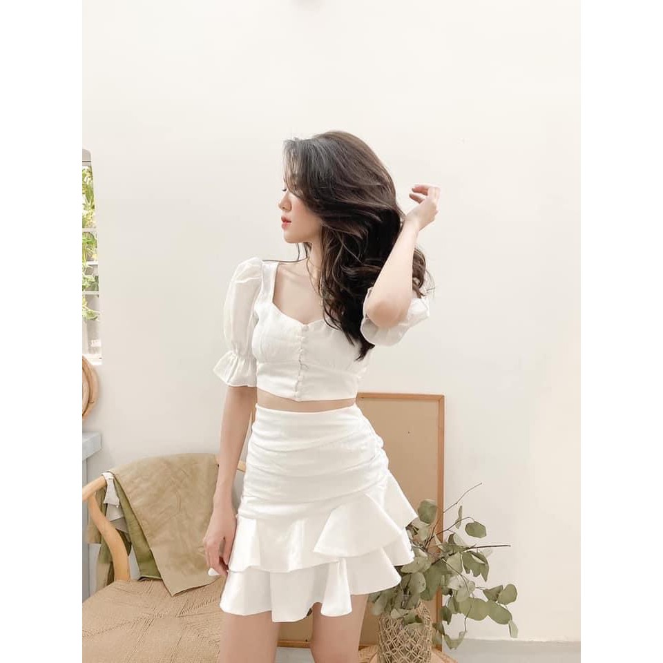 Set đồ nữ cá tính, set váy bộ đi chơi sang chảnh mùa hè đẹp 8A00081 | BigBuy360 - bigbuy360.vn