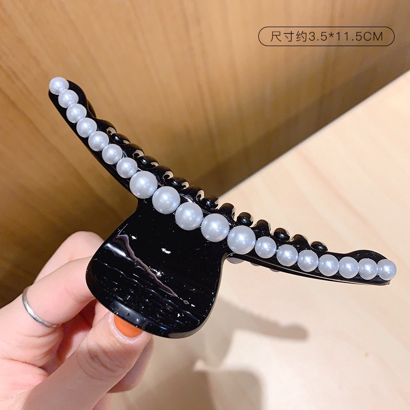 Kẹp Tóc Đính Ngọc Trai Lớn Sang Trọng Cho Nữ