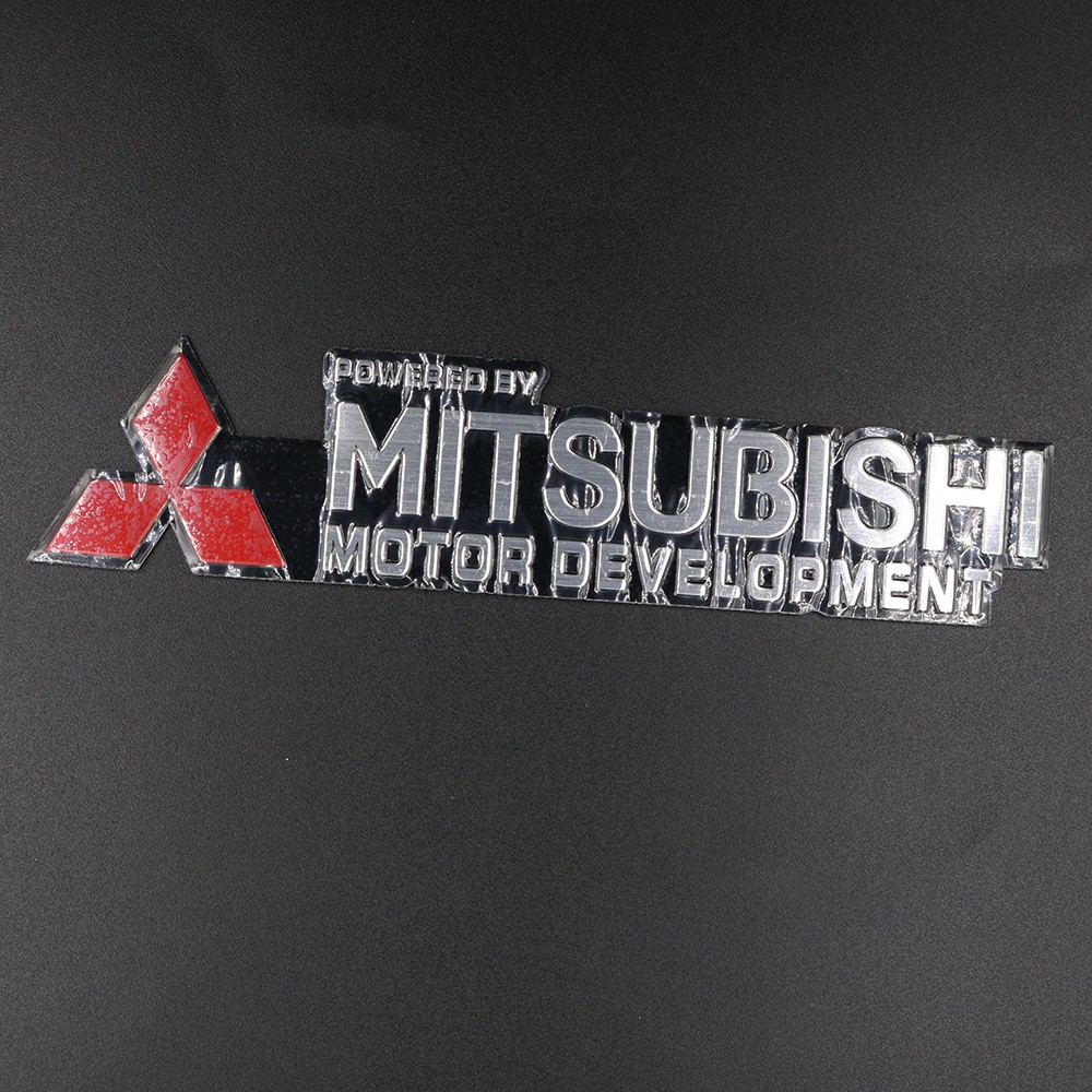 1 Logo dán trang trí cho xe hơi Honda Mitsubishi