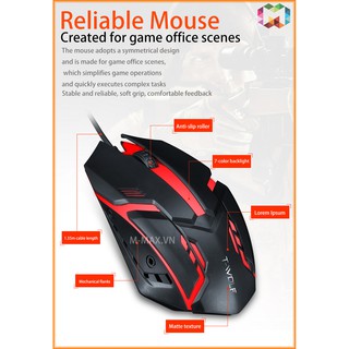 Chuột Gaming T-Wolf V1  Có Dây