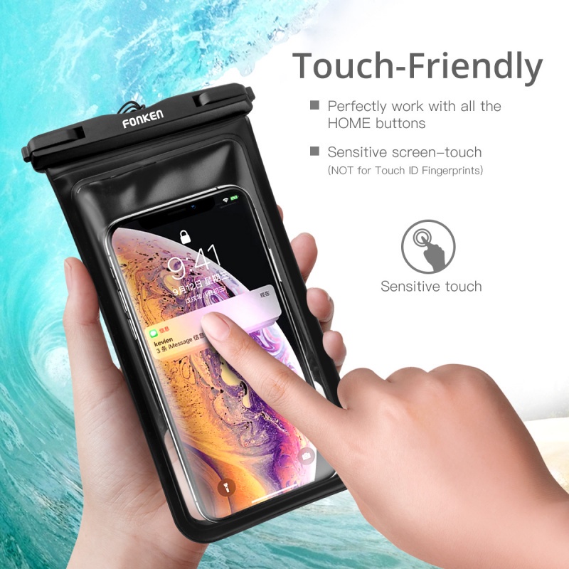 Túi đựng điện thoại ANKNDO chống nước thích hợp cho Samsung Xiaomi Redmi Note 10Pro Huawei P40 30 Lite