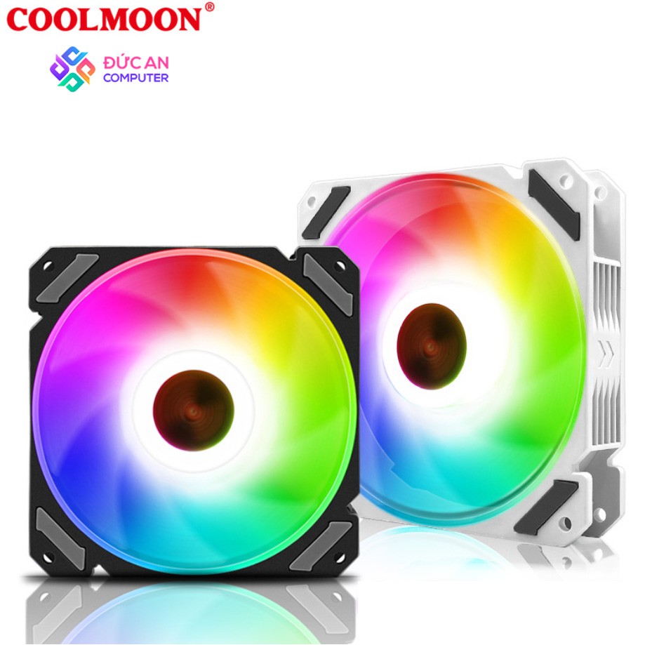 Mã ELDEC10K giảm 10K đơn 20K Quạt Tản Nhiệt, Fan Led RGB Coolmoon X1 - thumbnail