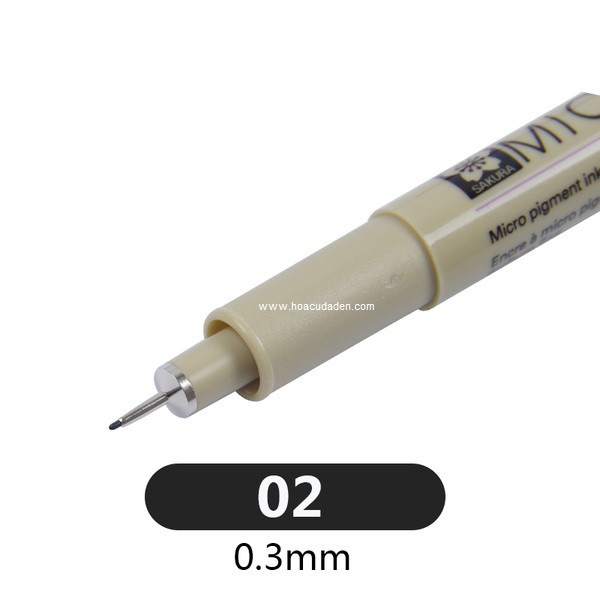 Bút Line Đen Kháng Nước Sakura Micron