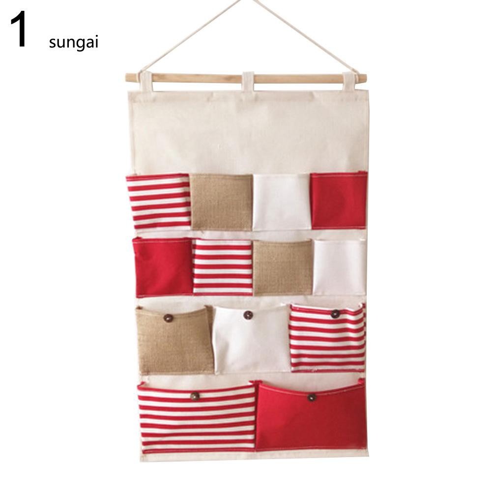 Túi Treo Tường Đựng Vật Dụng 13 Ngăn Tiện Lợi | BigBuy360 - bigbuy360.vn