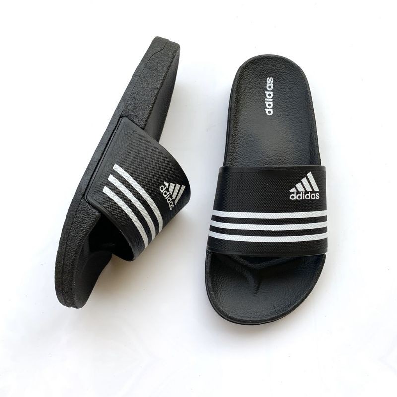 Chụp) Dép lê nam đế ADS kẻ 3 vạch 2 màu adidas