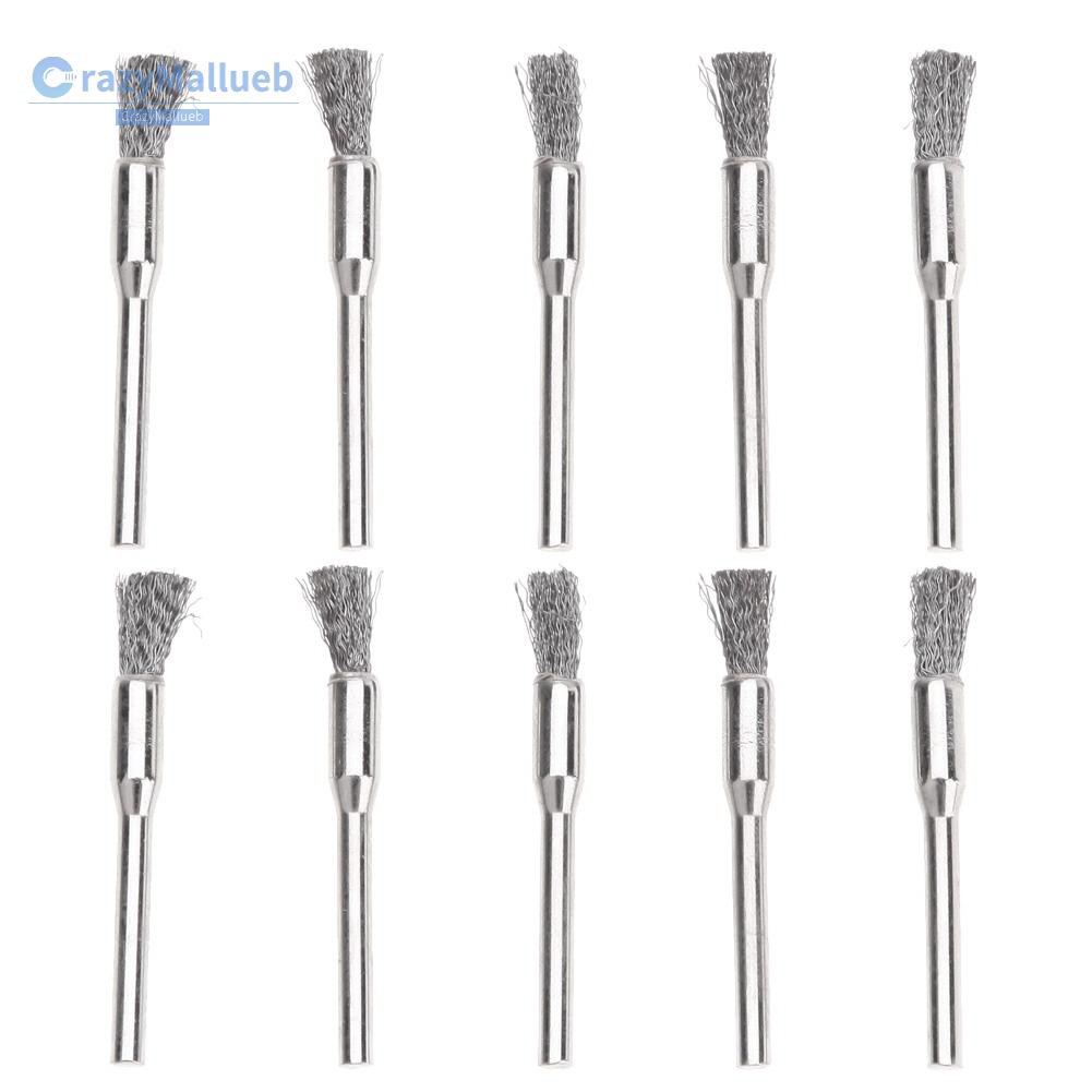 Set 10 Chổi Sợi Thép 5mm Cho Máy Đánh Bóng