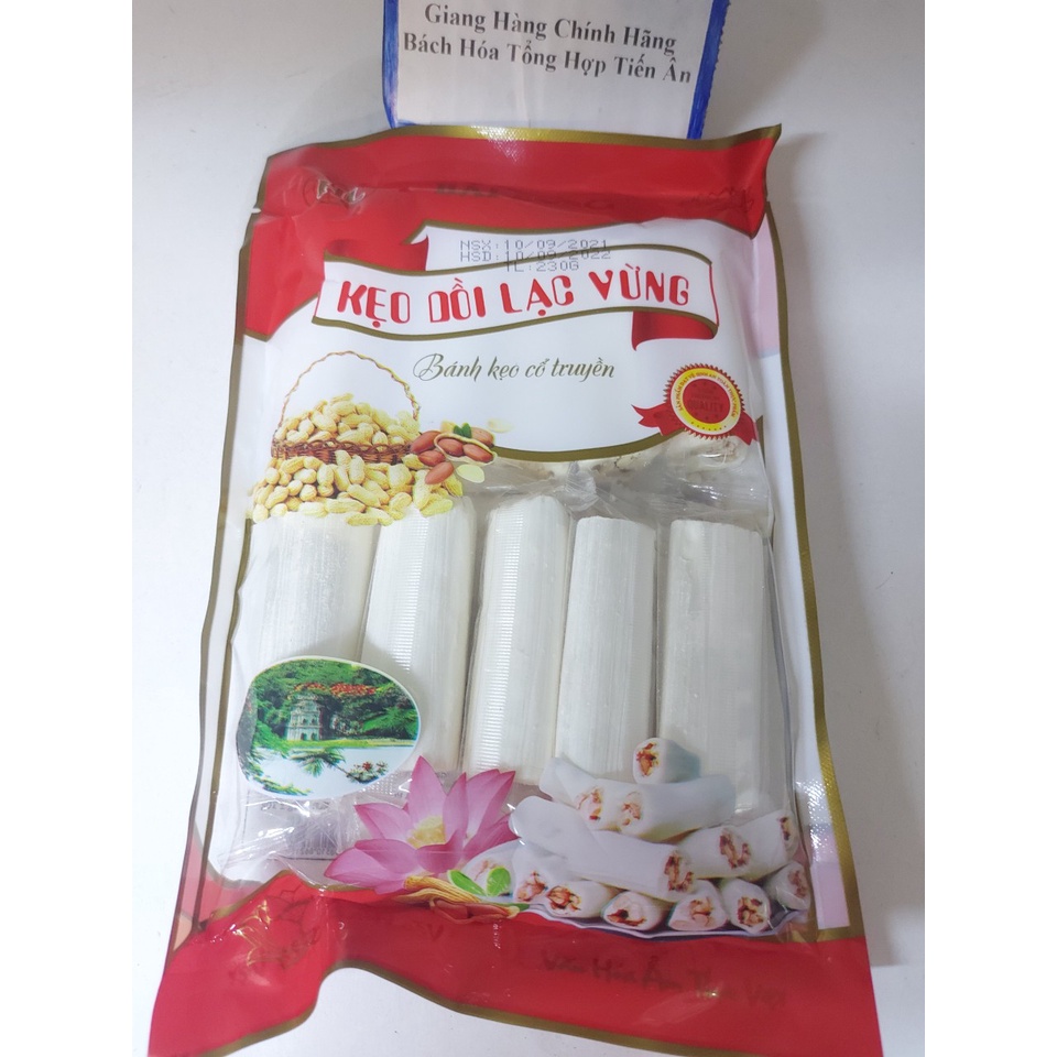 KẸO DỒI LẠC VỪNG - GIA TRUYỀN THÁI BÌNH Túi 350g