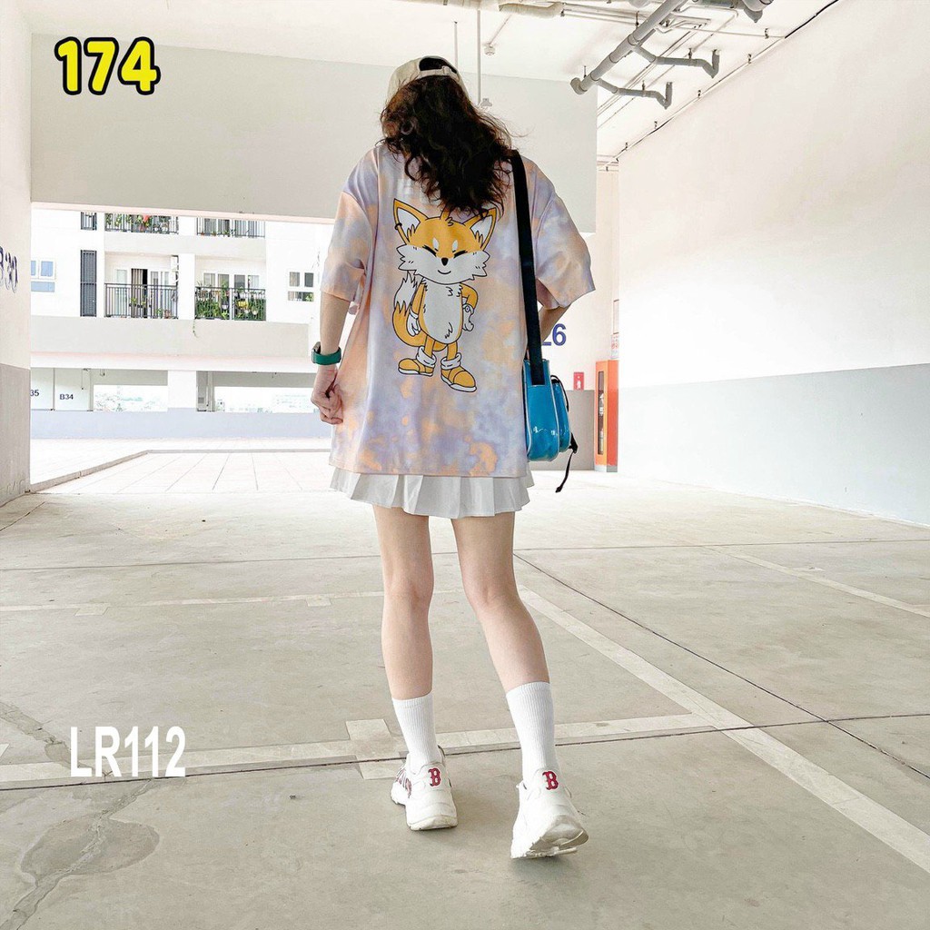 Áo thun loang màu 𝑭𝒓𝒆𝒆𝒔𝒉𝒊𝒑 Áo phông unisex LR112 vải cotton xượt poli co giãn thấm hút tốt, không xù lông