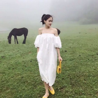 VÁY TRỄ VAI TRẮNG
