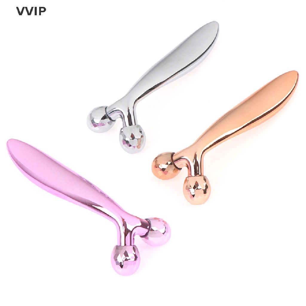 Vvvn 3D Facial Roller Massage Y Shape Face Lifting Massage Lift Wrinkle Remove Tool Jelly