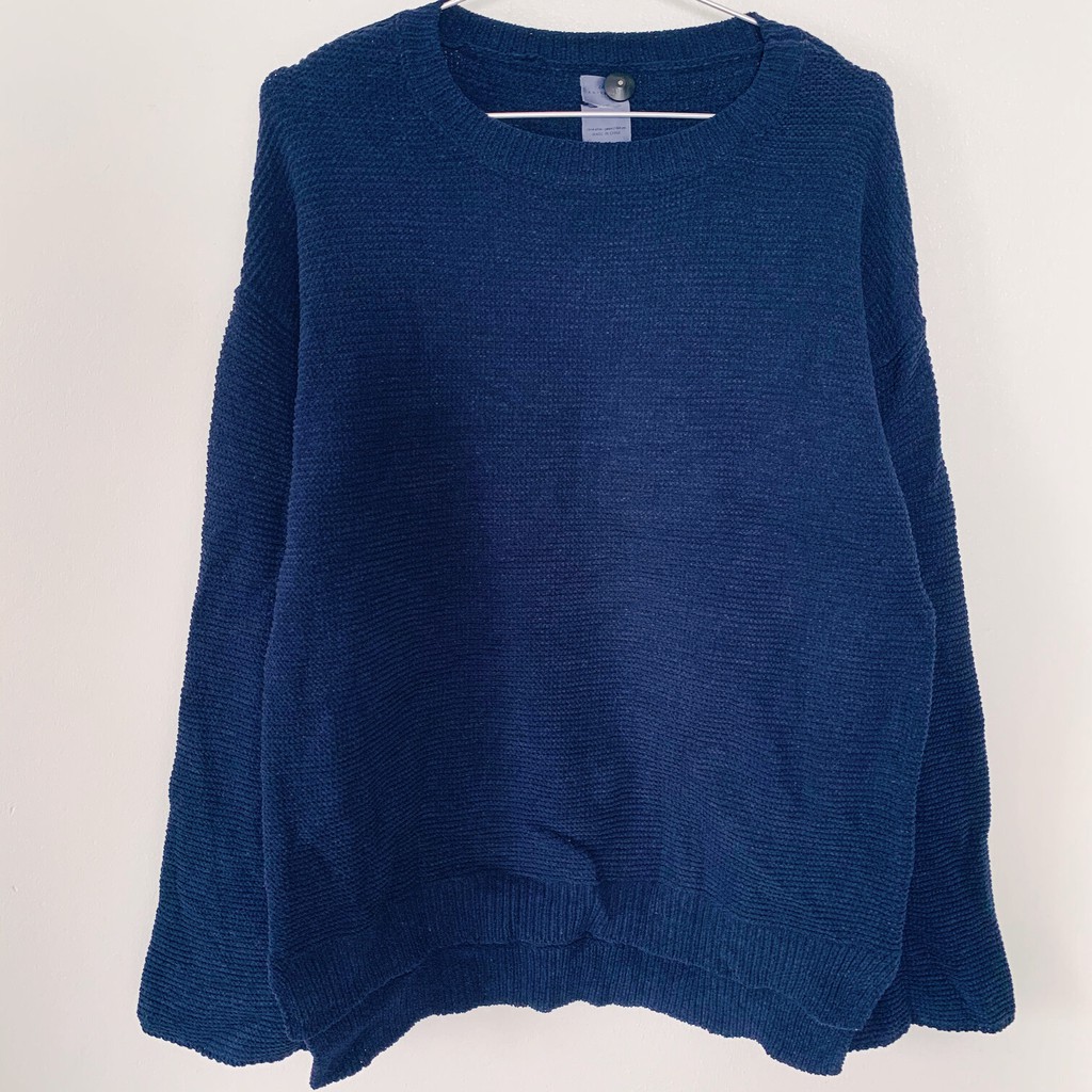 ÁO VÁY LEN NỮ – ZARA KNITWEAR – XANH NAVY - SIZE 13-14 TUỔI (164 CM) – LEN - SIÊU DÀY ẤM ÁP THỜI TRANG – FIT LADY