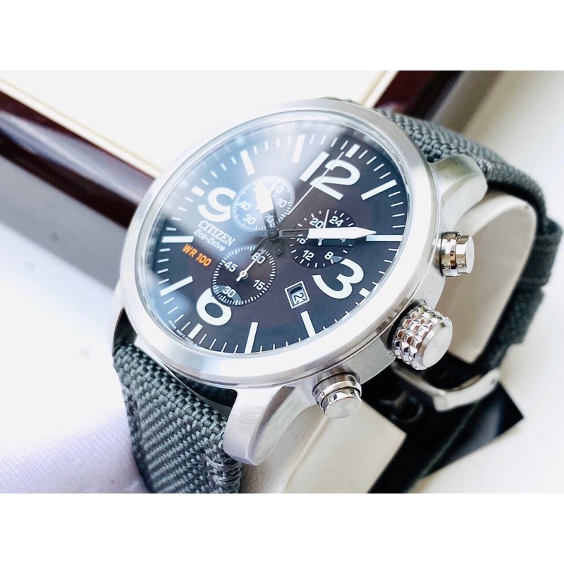 Đồng hồ nam dây vải Citizen AT2100 09E
