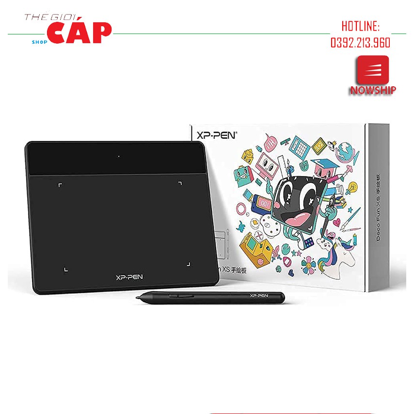 Bảng Vẽ Điện Tử Siêu Mỏng XP-Pen Deco Fun XS - Hàng Chính Hãng