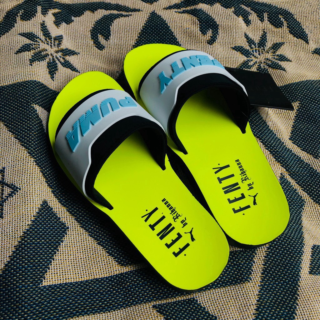 (Nhà máy Outlet) Rihanna x PUMA Fenty Surf Slides dép mới thoáng khí và thoải mái