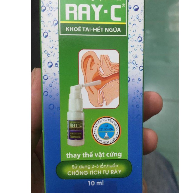 Xịt lấy ráy tai không gây tổn thương tại RayC