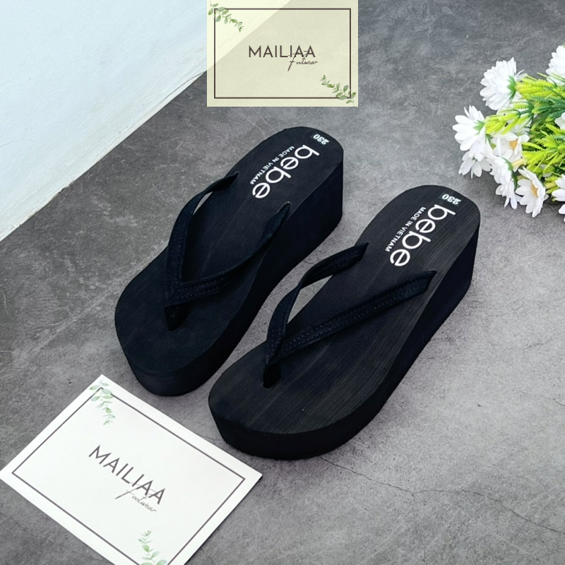 Dép kẹp xỏ ngón MAILIAA đế xốp mịn hàng loại 1 đúng chuẩn bebe (5p/7p/9p)