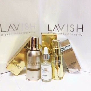 Bộ 3 Chăm Sóc Da Mặt Ngày & Đêm + Serum HA Lavish