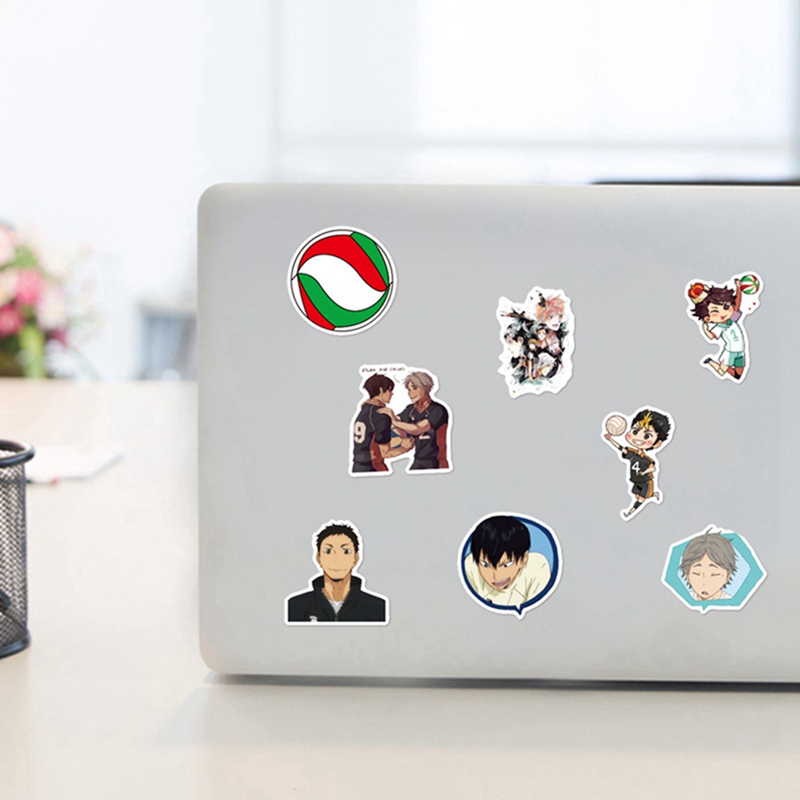 Tmdbyx Set 100 Miếng Dán Họa Tiết Anime Haikyuu!!