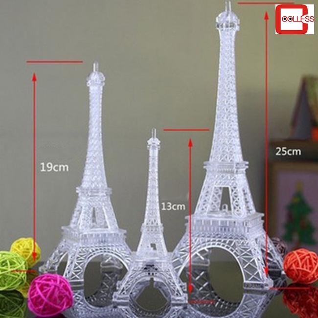 Đèn ngủ hình tháp Eiffel nhiều màu