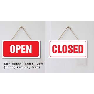 Bảng đóng-mở cửa hàng cho các shop by Lemon Decor